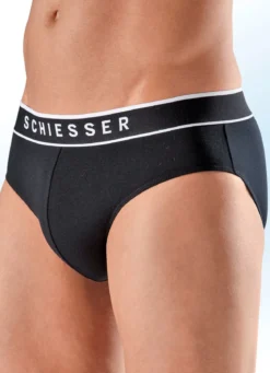 Schiesser Dreierpack Slips mit Elastikbund