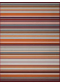 Schlafdecke mit Veloursbandeinfassung