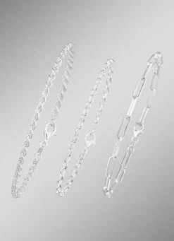Schmuckset, 3-teilig, aus drei Armbändern