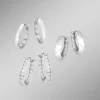 Schmuckset, 3-teilig, aus drei Paar Creolen