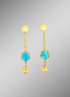 Schmuckset, 3-teilig, im Blumendesign