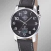 Schöne Herren-Lederarmbanduhr