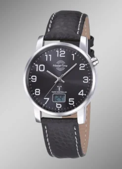 Schöne Herren-Lederarmbanduhr
