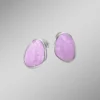 Schöne Ohrstecker mit echt facettiertem Amethyst
