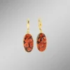 Schöne Unikate: Ohrringe mit Flower Opal