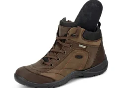 Schnür-Stiefelette in interessanter Farbkombination