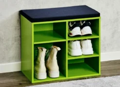 Schuhbank mit Sitzkissen
