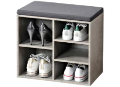Schuhbank mit Sitzkissen