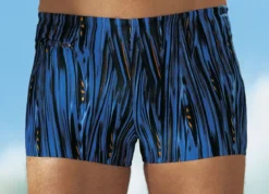 Schwab Badehose in höherer Kastenform mit Reißverschlusstasche