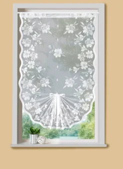 Schwalbenschwanz Blumenranke mit Stangendurchzug