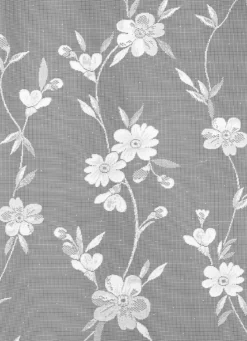 Schwalbenschwanz Blumenranke mit Stangendurchzug