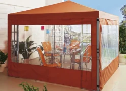 Seitenwand-Set, 2-teilig für Pavillon