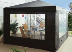 Seitenwand-Set, 2-teilig für Pavillon