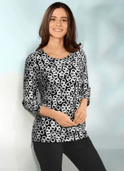 Shirt mit Allover-Dessin