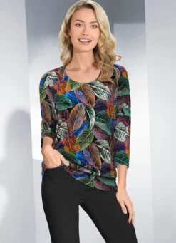 Shirt mit farbbrillantem Druck
