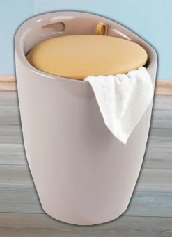 Sitzhocker mit Stauraum