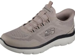 SKECHERS, sportliche Herren-Sneaker, mit geformter Slip-Ins Fersenplatte
