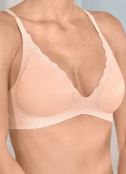 sloggi ZERO Feel-Push-up-BH mit Elastikspitze