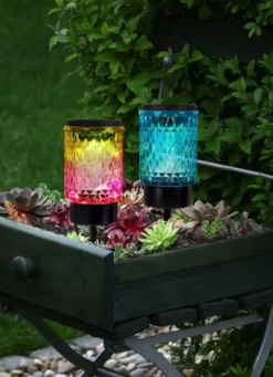 Solar-Dekoleuchten "Mila", 2er-Set