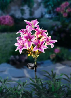 Solarstecker "Lilien"