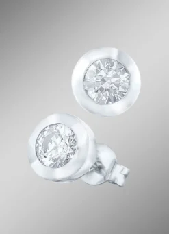 Solitär-Ohrstecker mit Brillanten