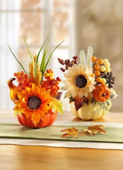 Sonnenblumen-Gesteck, 2er-Set