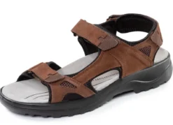 Sportliche Herren-Trekkingsandalen, Weite H, mit Klettverschluss
