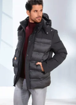 Steppkurzjacke mit Stehkragen