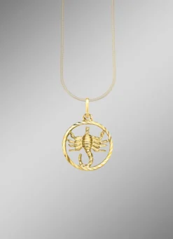 Sternzeichen-Anhänger in Silber 925/- fein