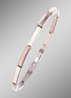 Stilvolles Armband aus Titan mit Clipverschluss