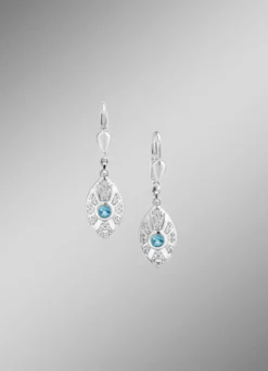 Strahlende Akzente – Exquisite Ohrringe aus Silber