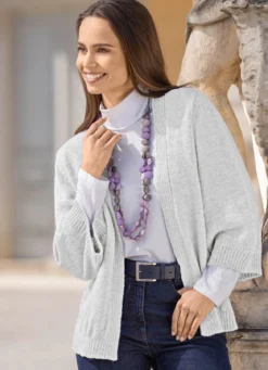Strickjacke mit Alpaka