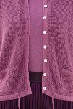 Strickjacke mit Bindebänder