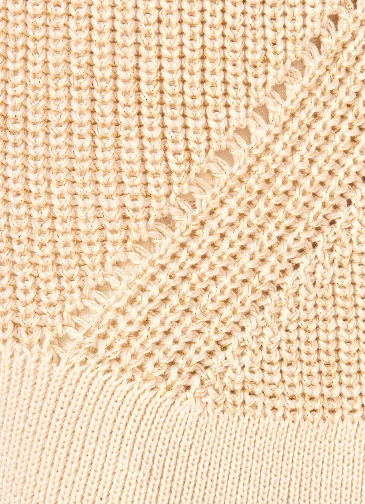 Strickjacke mit edlem Glitzer