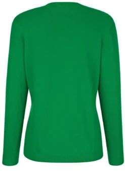 Strickjacke mit rundem Halsausschnitt