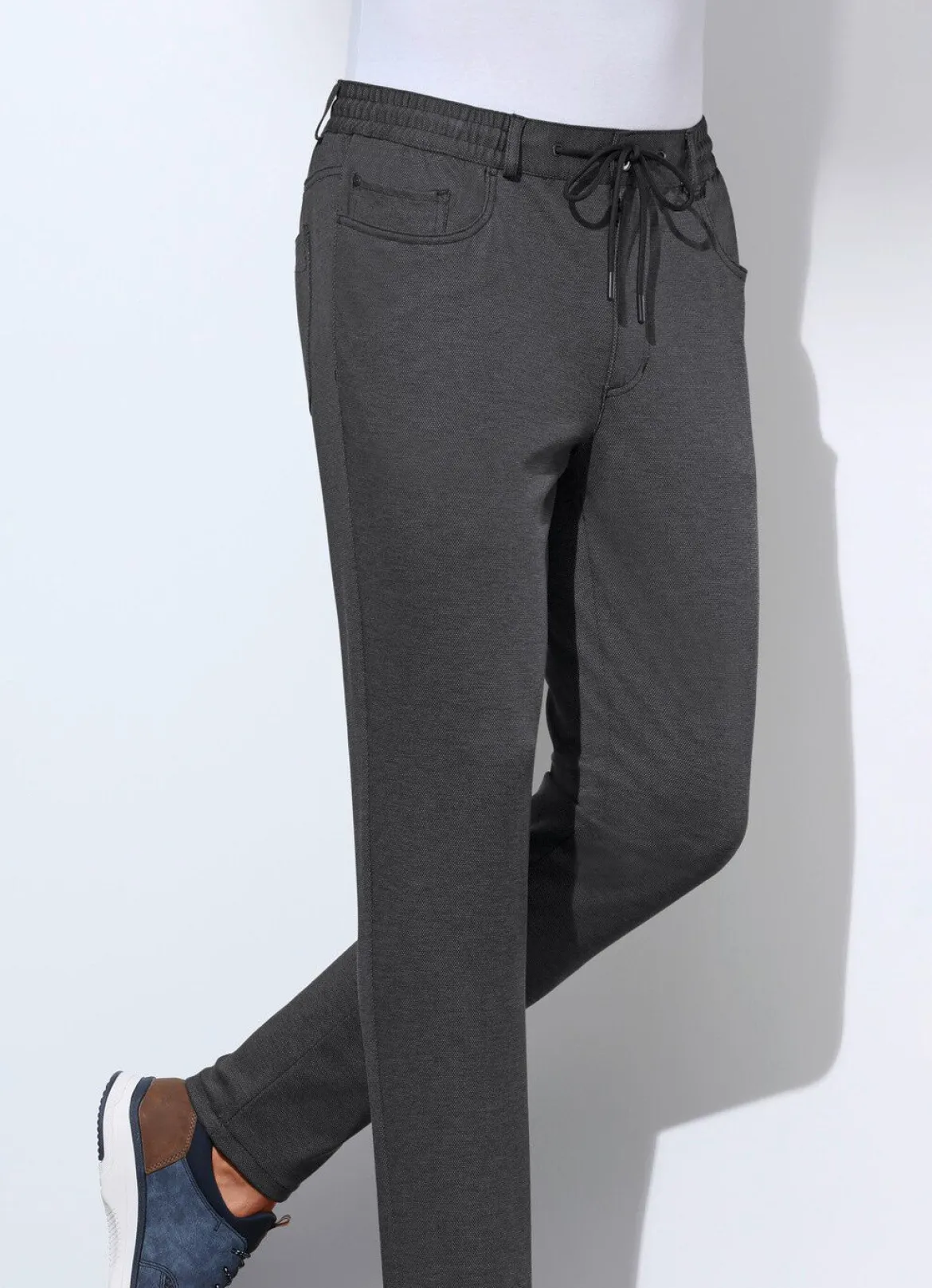 Superstretch-Hose mit Gummibund in 3 Farben