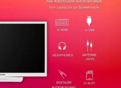 Telefunken XH24O550M HD-Ready-LED-Fernseher