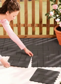 Terrassenplatten-Set, 12-teilig