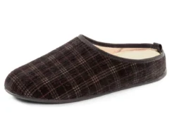 Textil-Pantoffel mit herausnehmbarem Fußbett