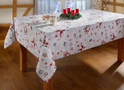 Tischdecke oder Kissenbezug aus 100% Baumwolle