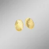 Tolle Ohrstecker mit Rillendesign
