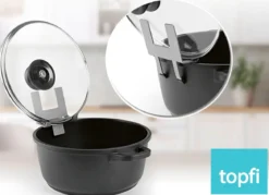 Topfdeckelhalter "Topfi" aus Edelstahl