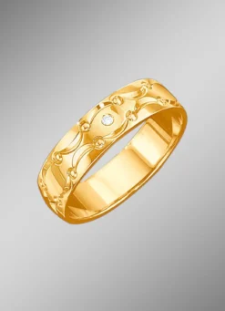 Trauring mit Wellen-Design