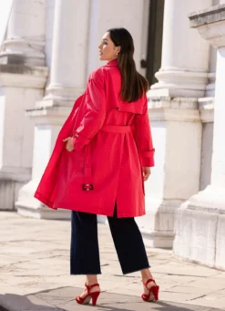 Trenchcoat mit Gürtel