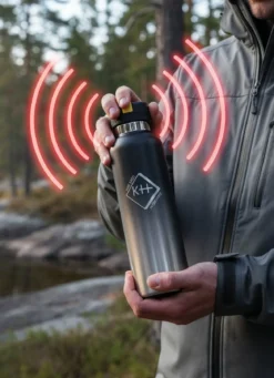 Trinkflasche mit Alarm