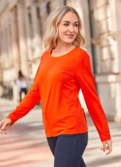 Unifarbenes Shirt