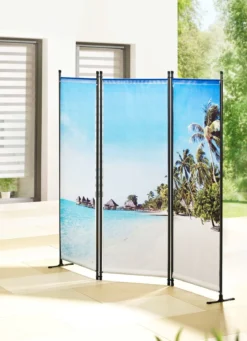 UV-beständiger Paravent mit wunderschönen Motiven