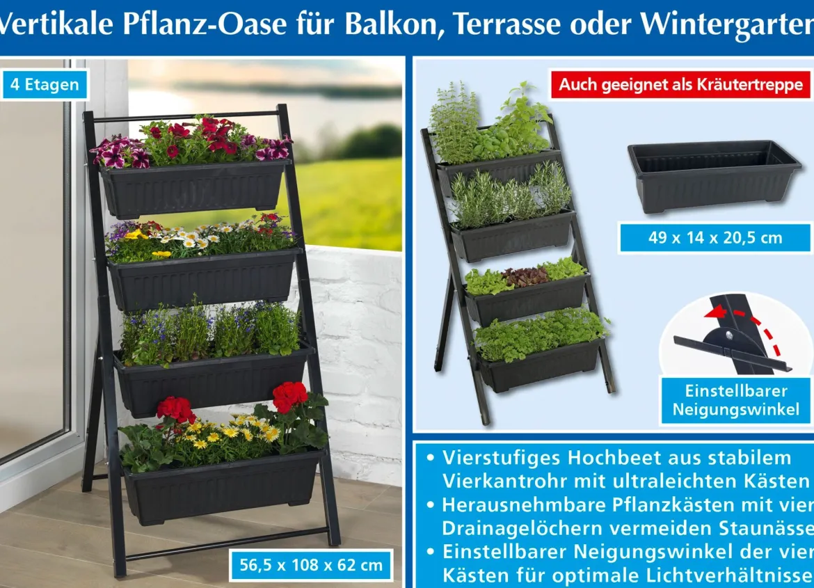 Vertikales Hochbeet