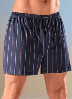 Viererpack Boxershorts mit knöpfbarem Eingriff