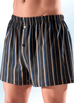 Viererpack Boxershorts mit Streifendessin
